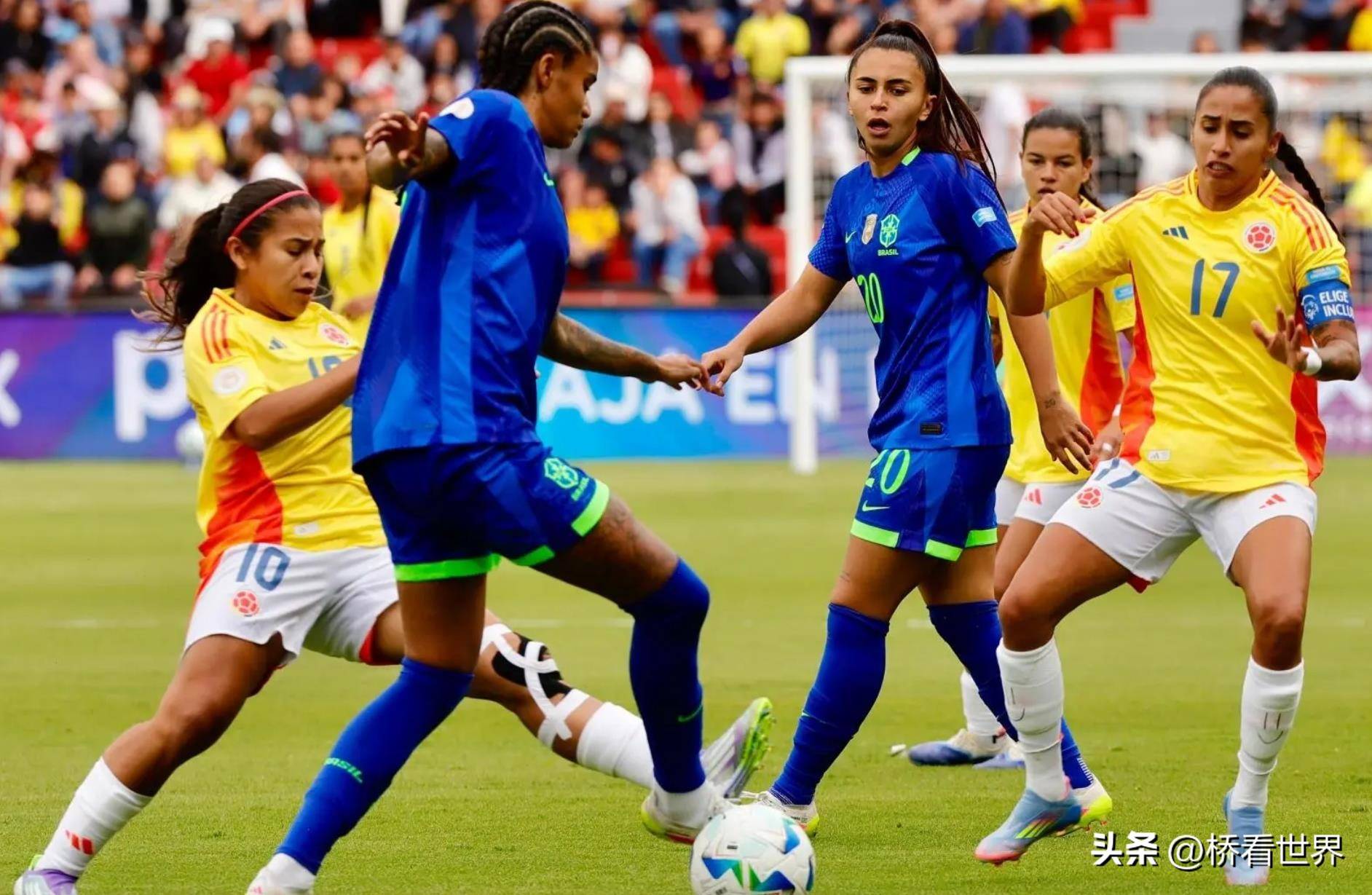哥伦比亚女足实力堪比，成功杀入国际赛事决赛