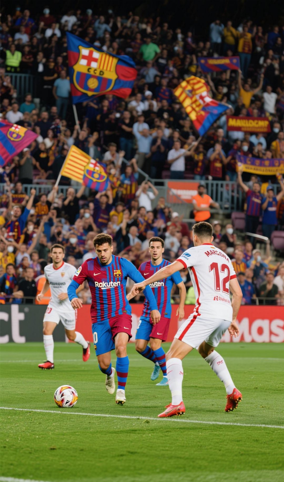 包含巴塞罗那客场憾负，追赶步伐受阻的词条