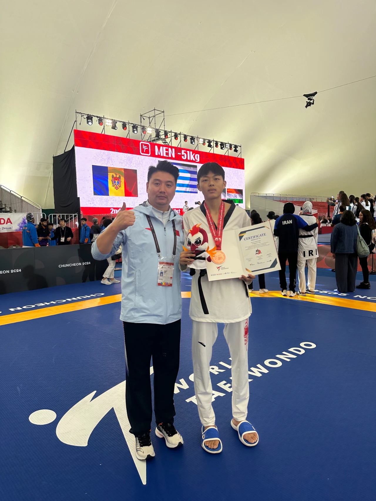 德国选手赢得跆拳道比赛金牌 德国选手赢得跆拳道比赛金牌